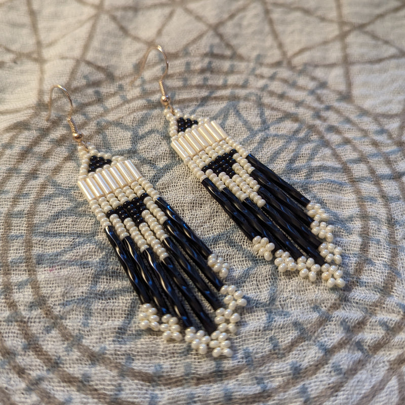 Pearl Fringe Earring Tutorial Pearl – Zhawenim Designs